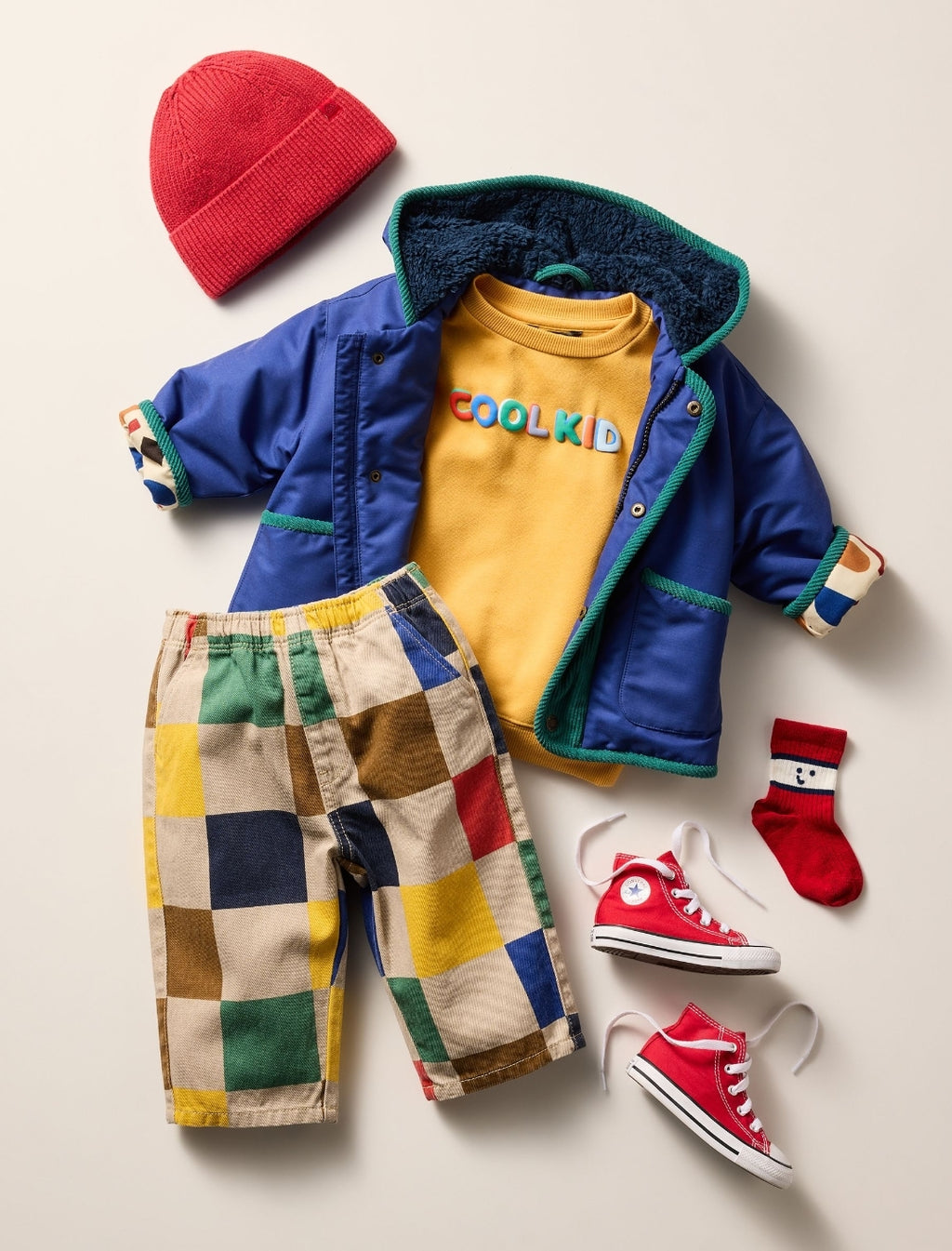 Blue Hooded Jacket