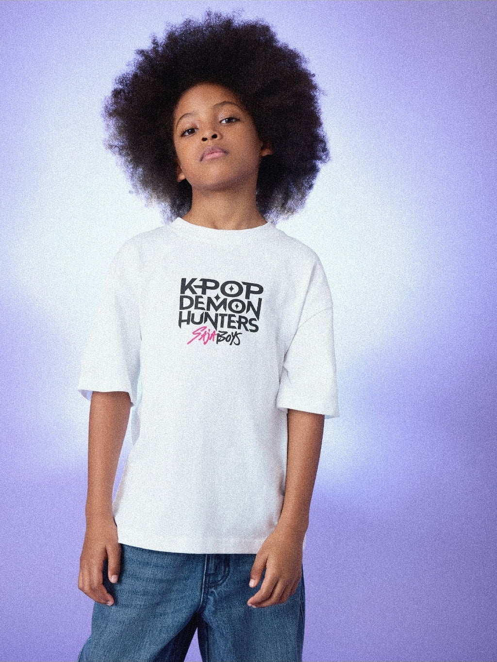 White KPOP Demon Hunters T-Shirt