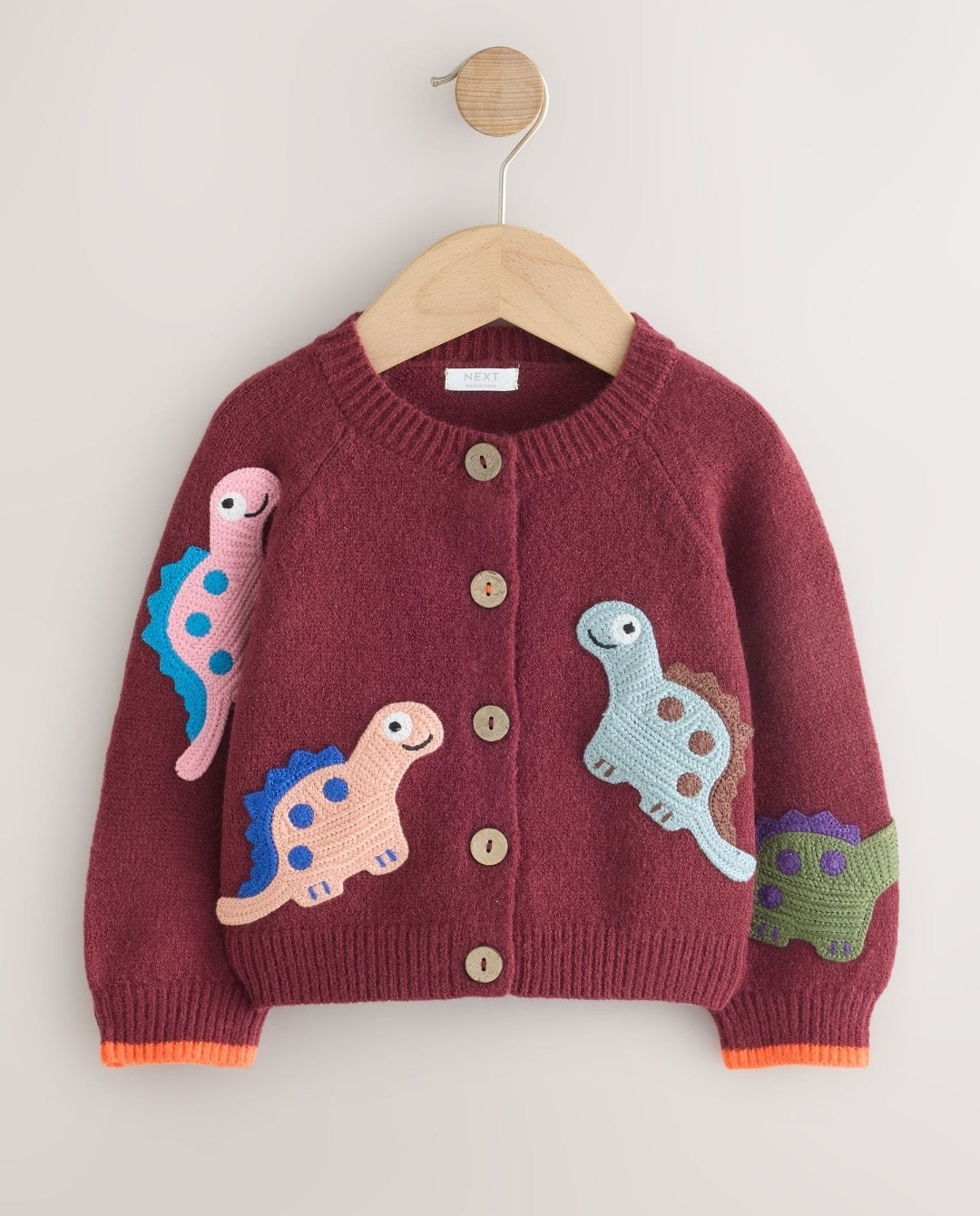 Red Dino Cardigan