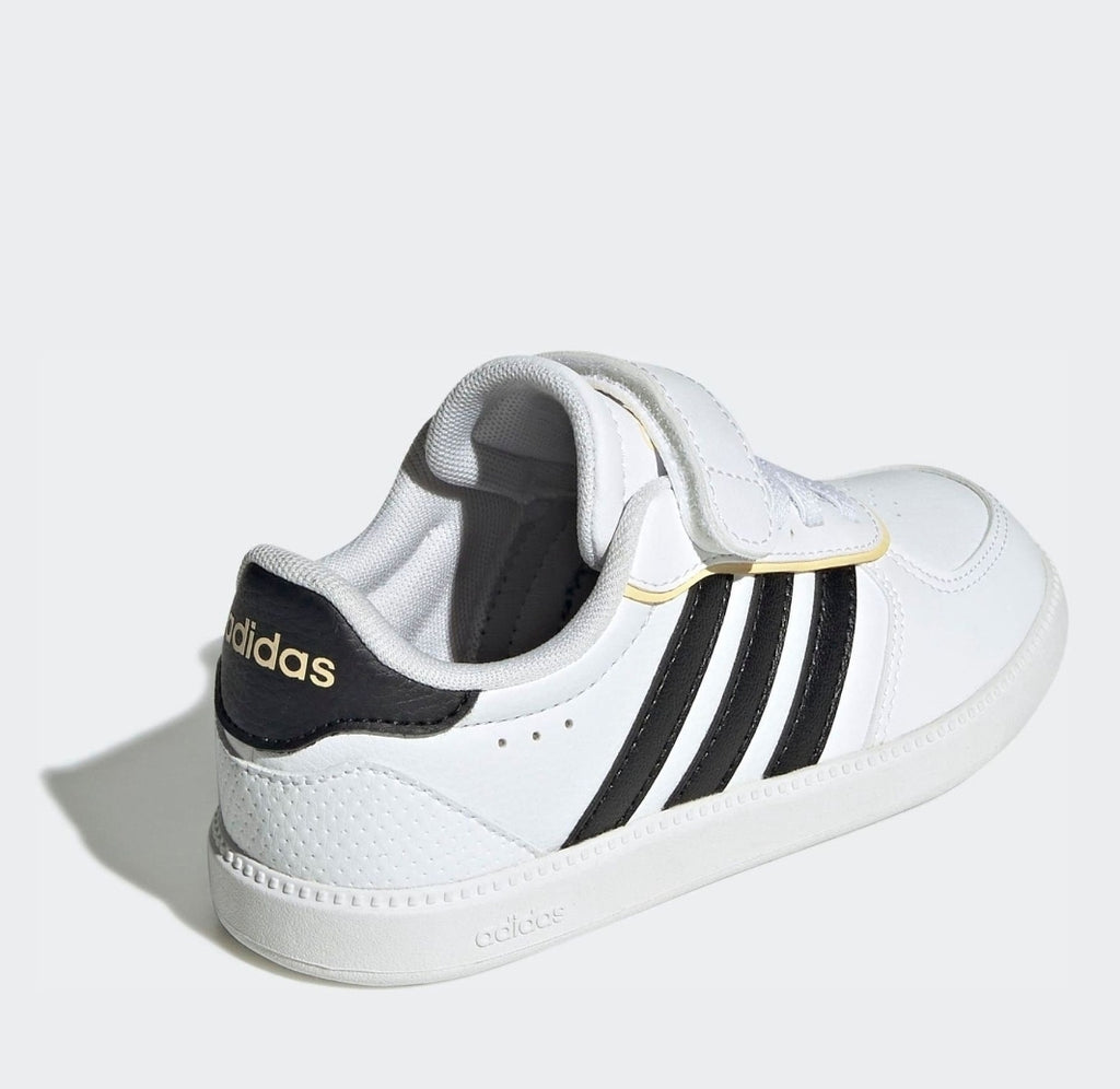 adidas White/Black Breaknet Sleek Kids Trainers