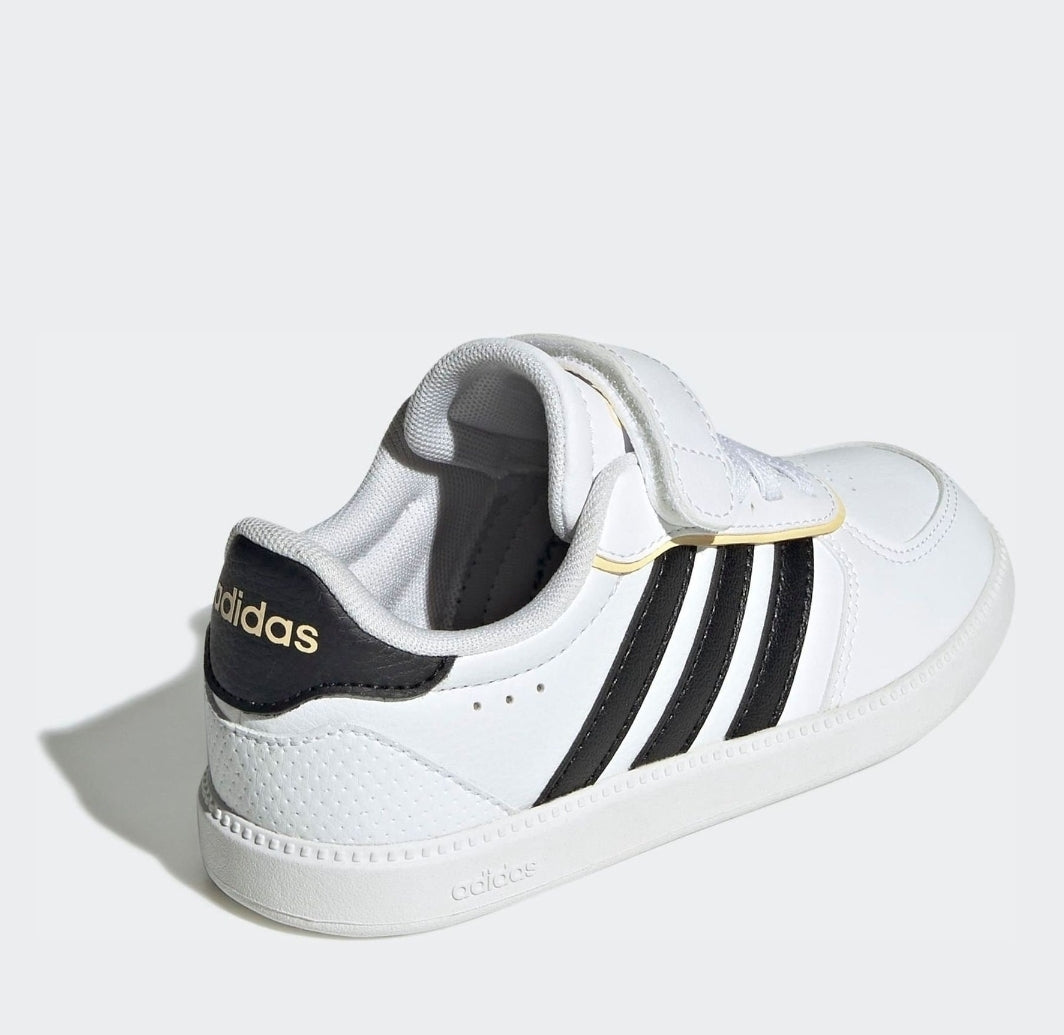 adidas White/Black Breaknet Sleek Kids Trainers