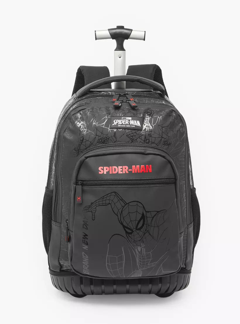 Spiderman Print Trolley Bag for Boys 18 inches