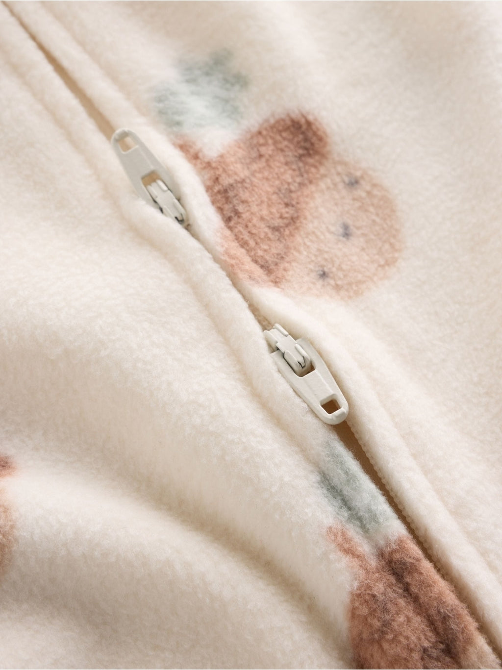 Sage Green Microfleece Two Way
Zip Baby Sleepsuits 2 Pack