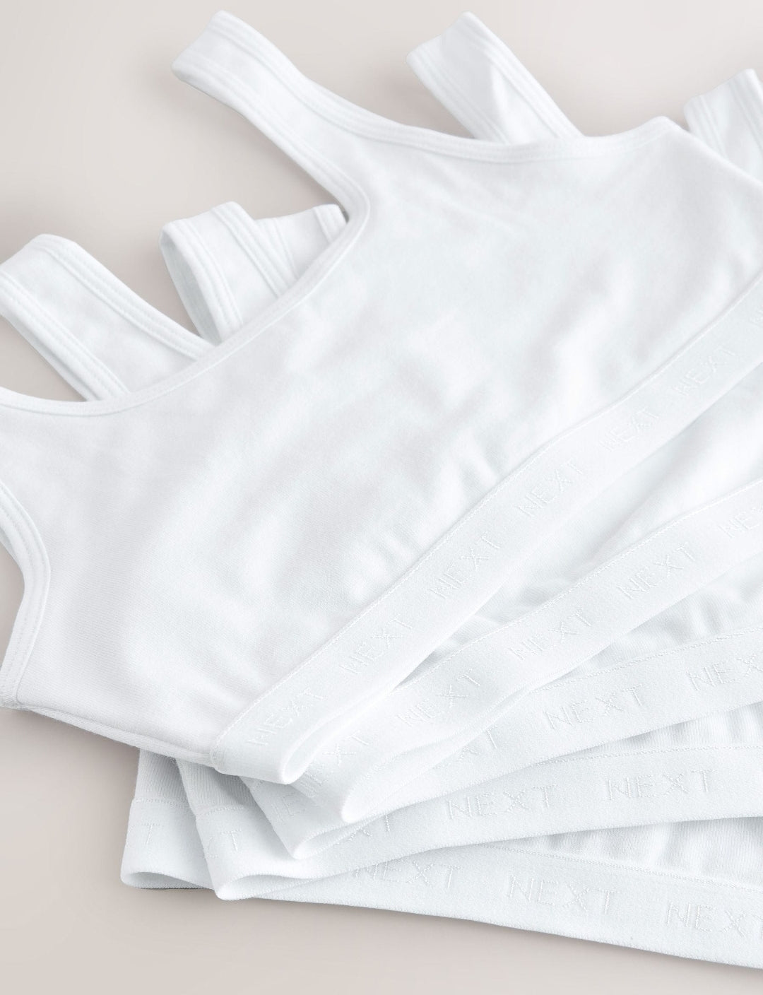 White Scoop Crop Top