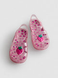 Glitter Caged Jelly Sandals