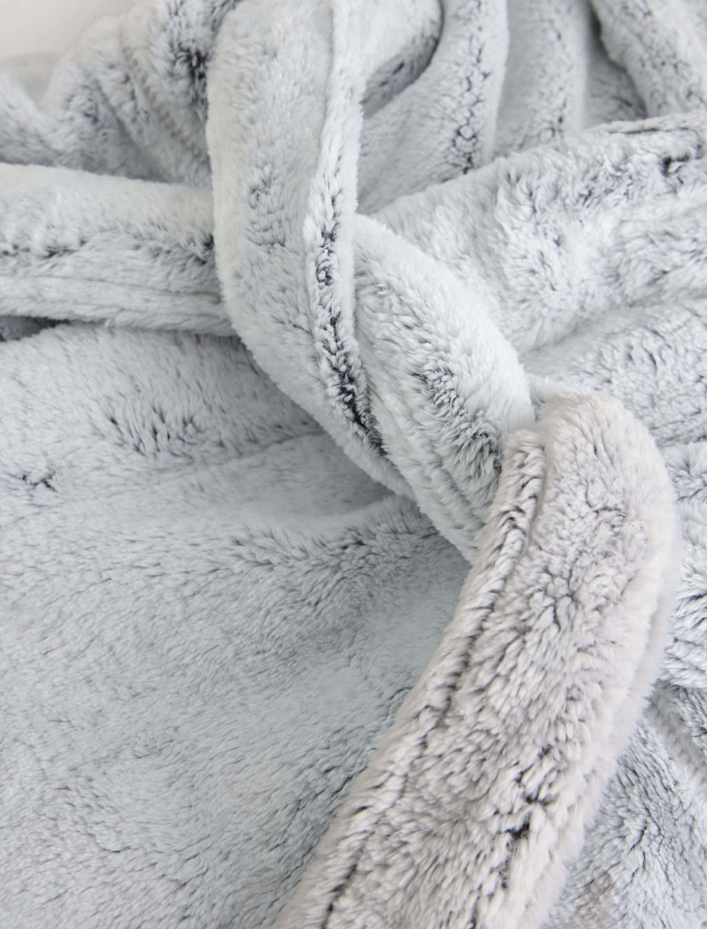 Grey Soft Touch Fleece Dressing Gown