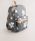 Black Floral Backpack