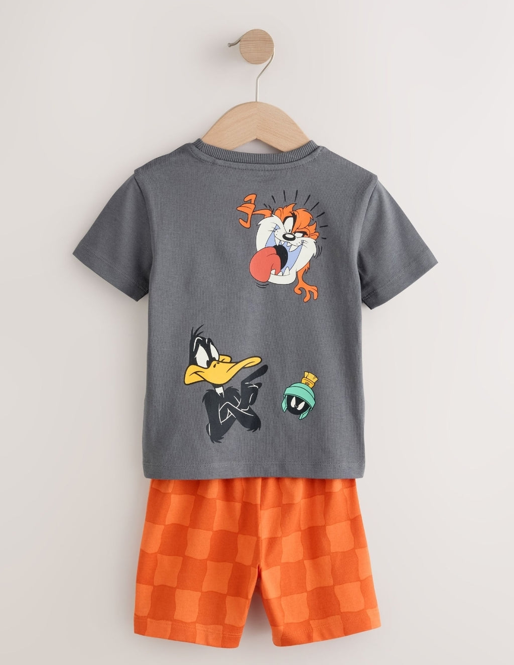 Orange/White/Grey Looney Tunes
Short Pyjamas 2 Pack