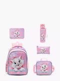 Disney Marie Print 5-Piece School Backpack Set 16 inches