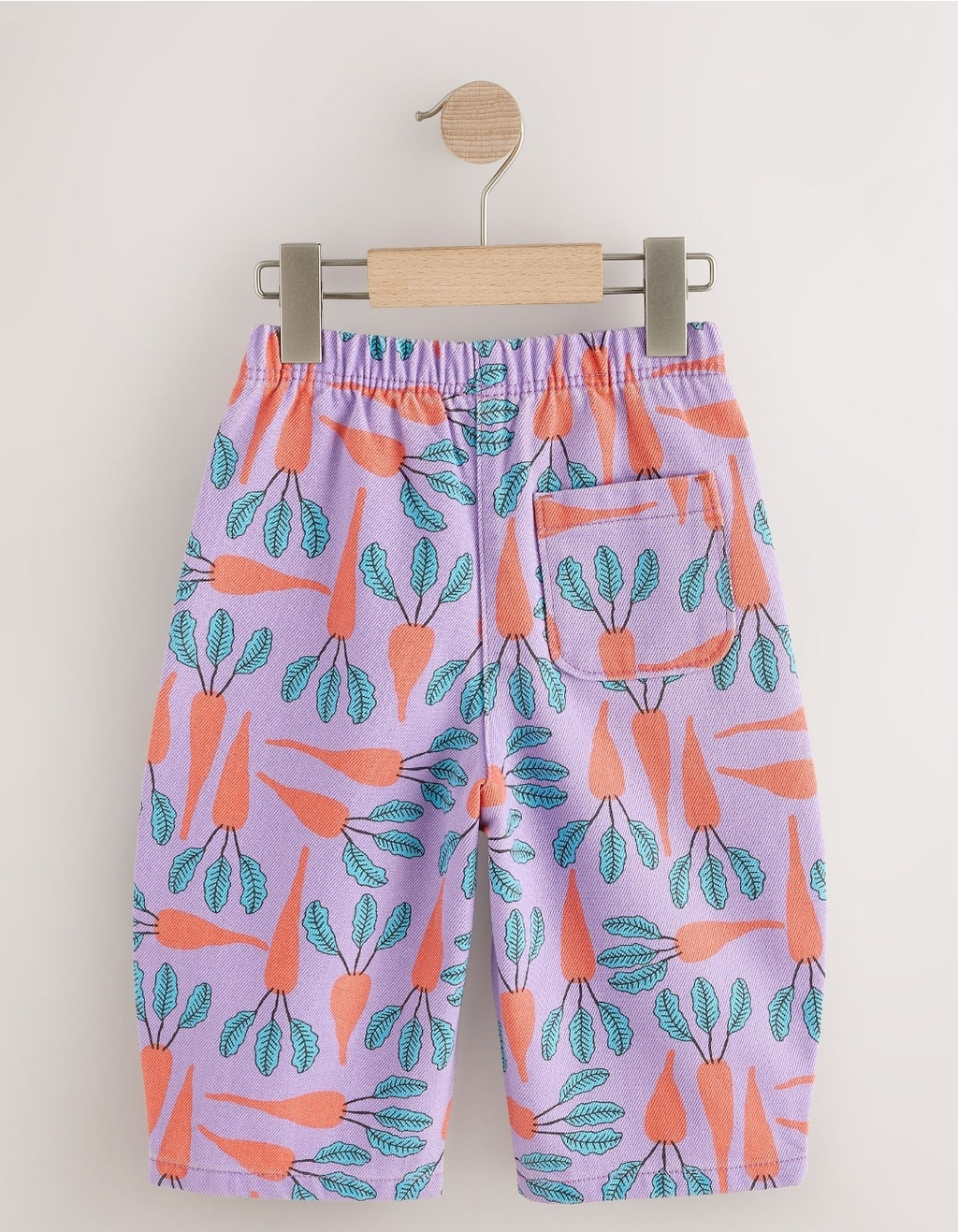 Purple Carrot Printed Jeans