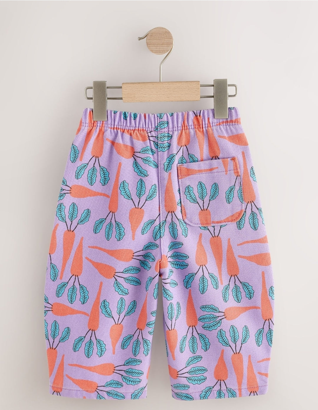 Purple Carrot Printed Jeans
