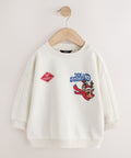 Ecru White Reindeer Christmas
Crew Neck Sweat Top