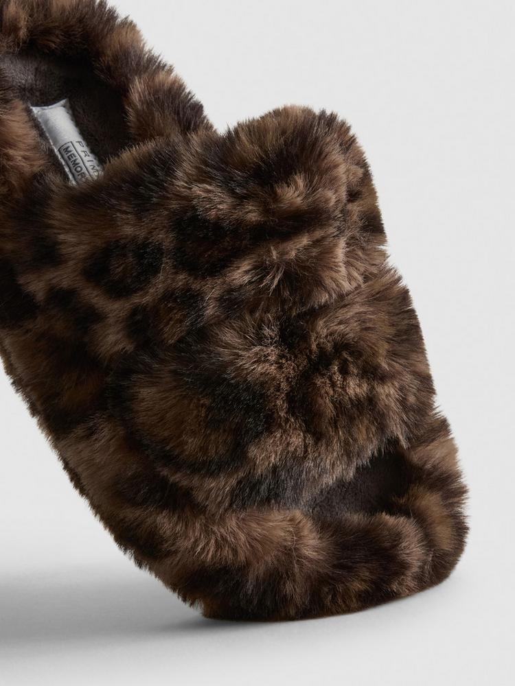 Primark Double Strap Fluffy Slippers