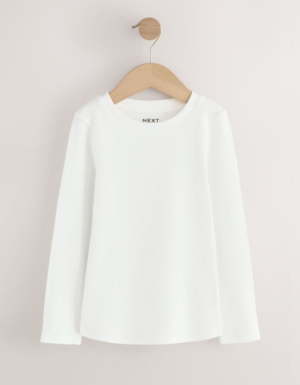 Neutral Ribbed Long Sleeve Tops 5 Pack
