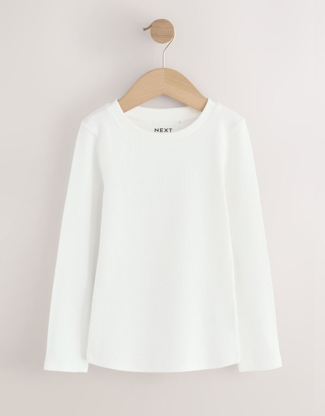Neutral Ribbed Long Sleeve Tops 5 Pack