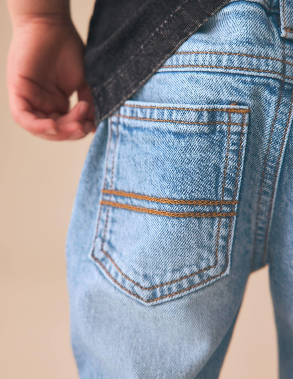 Light Blue Regular Fit Comfort Stretch Jeans