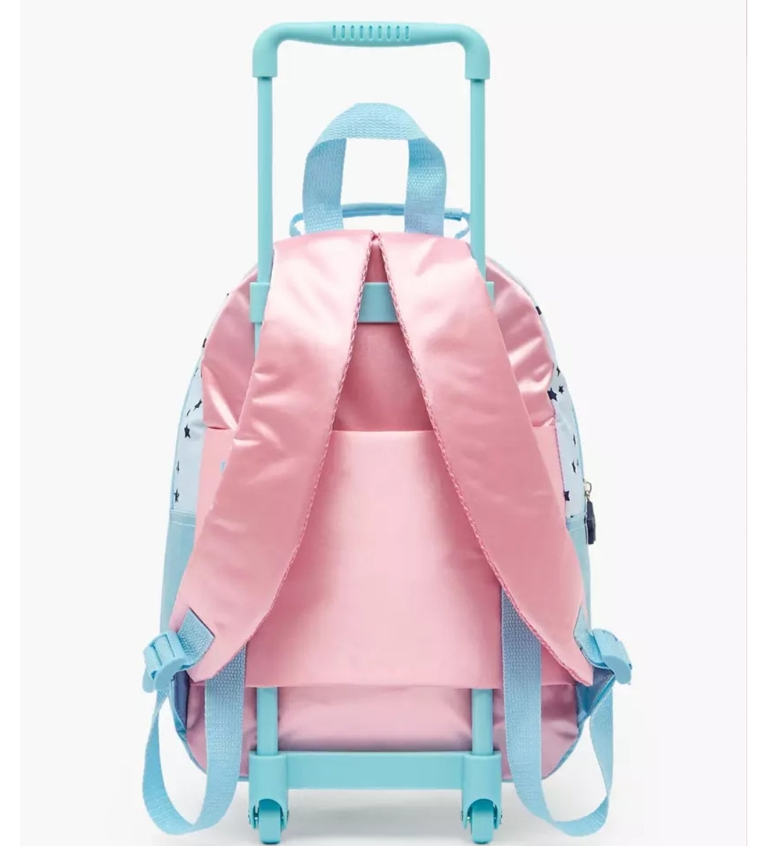Disney Stitch Print 3-Piece School Trolley Bag Set 14 inches