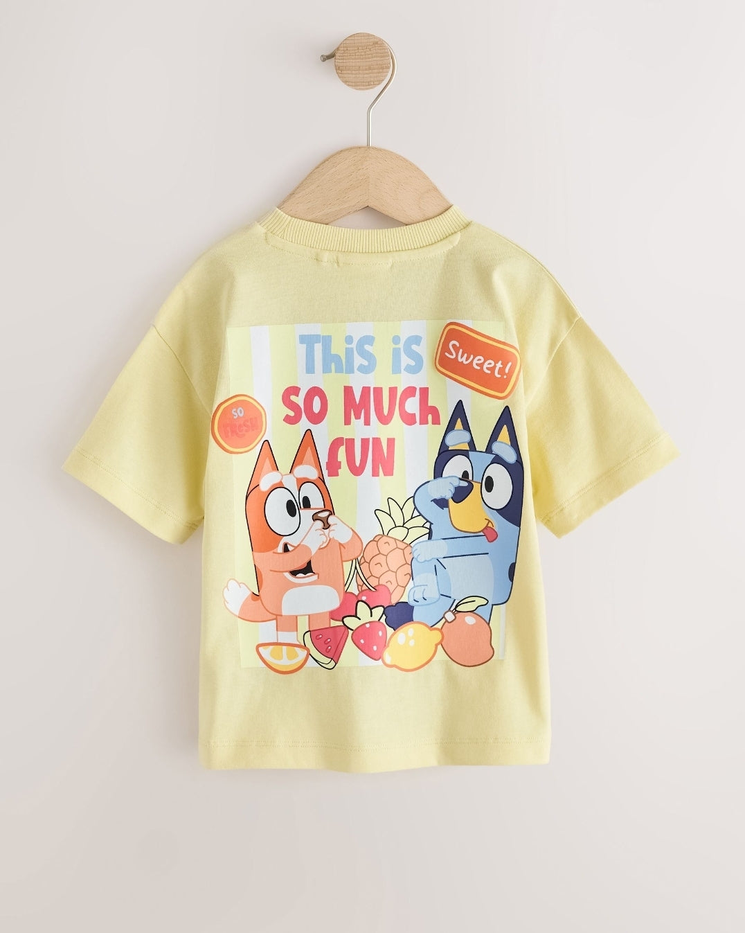 Yellow Bluey Short Sleeve T-Shirt