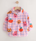 Lilac Purple Pets Half Zip Fleece