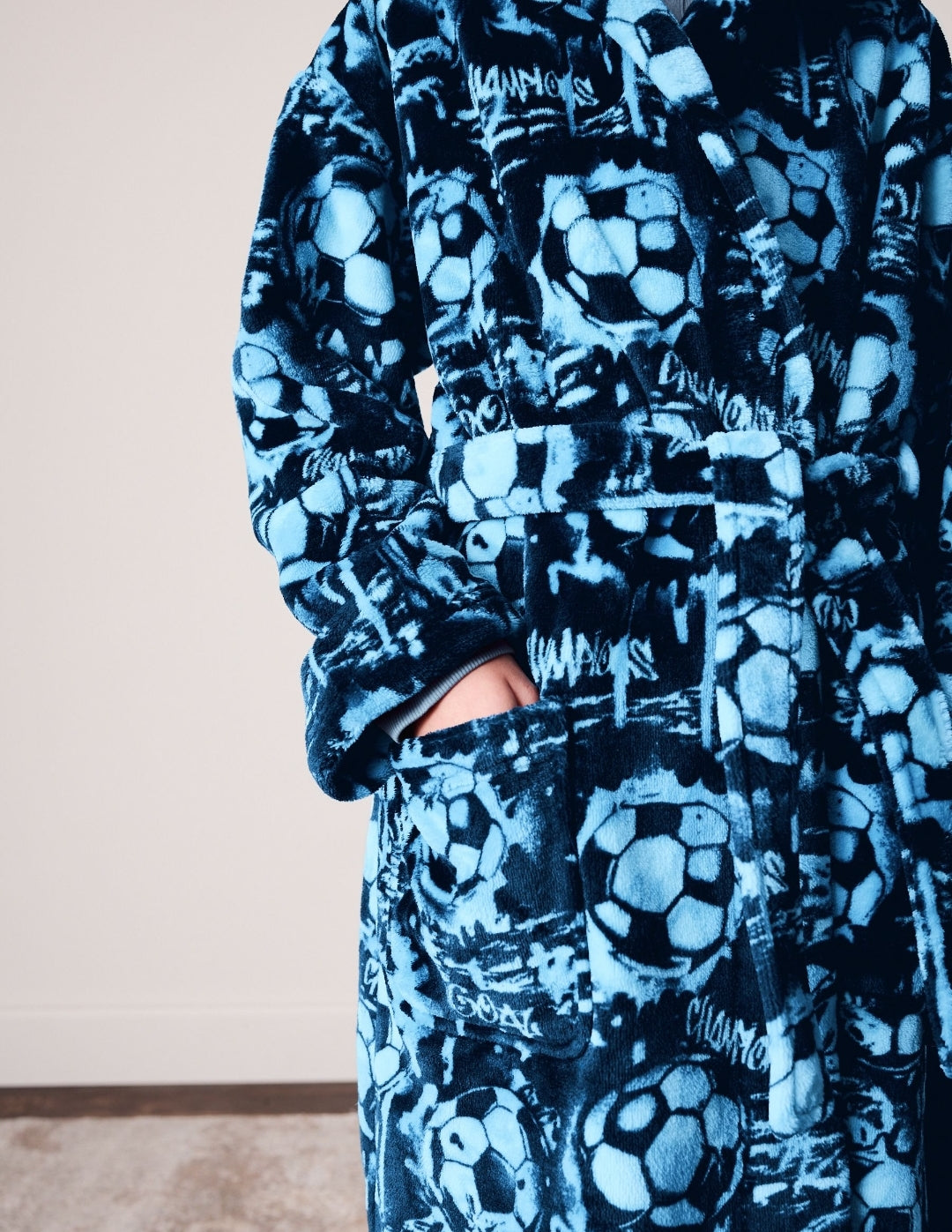 Blue Football Robe