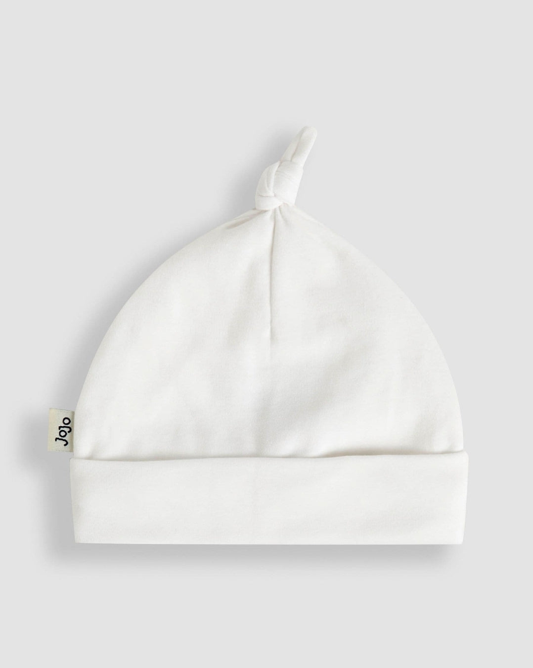 JoJo Maman Bébé White Cotton Embroidered Baby Hat