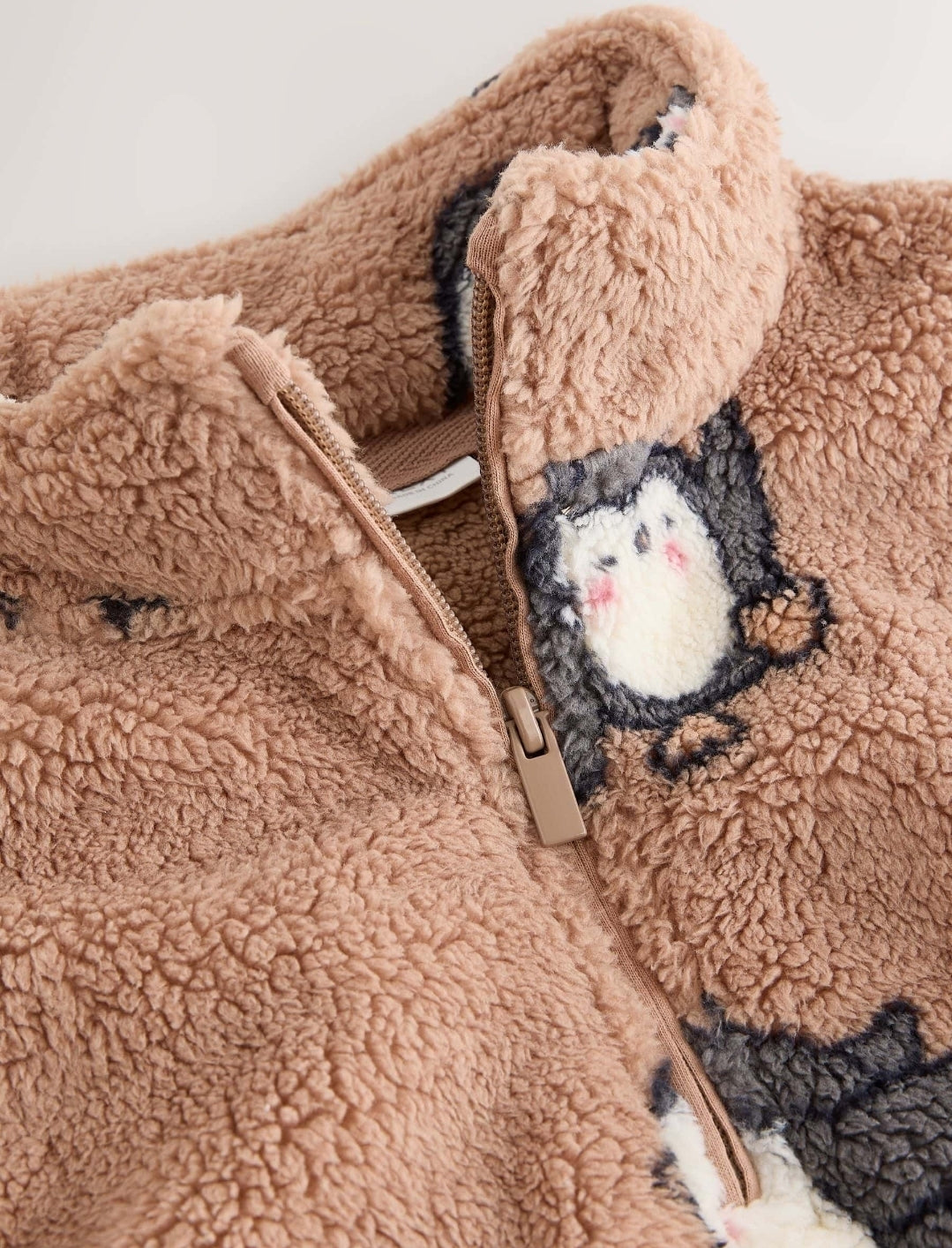 Brown Penguin Half Zip Fleece