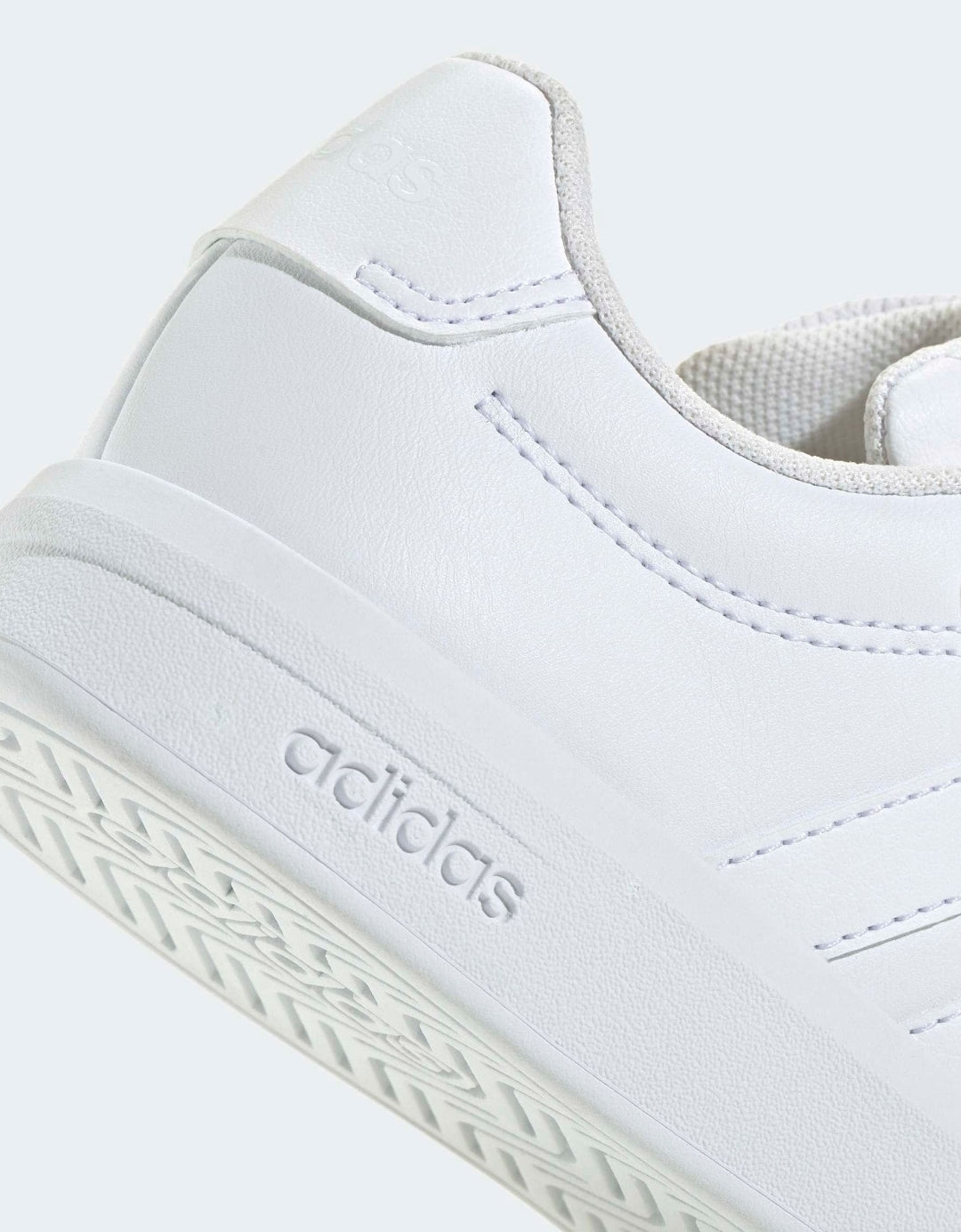 adidas White Grand Court 3.0 Elastic
Lace Kids Trainers