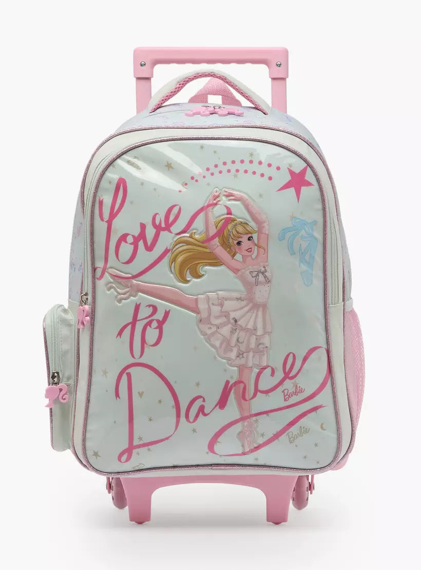 Barbie 3-Piece School Trolley Bag Set 16 inches