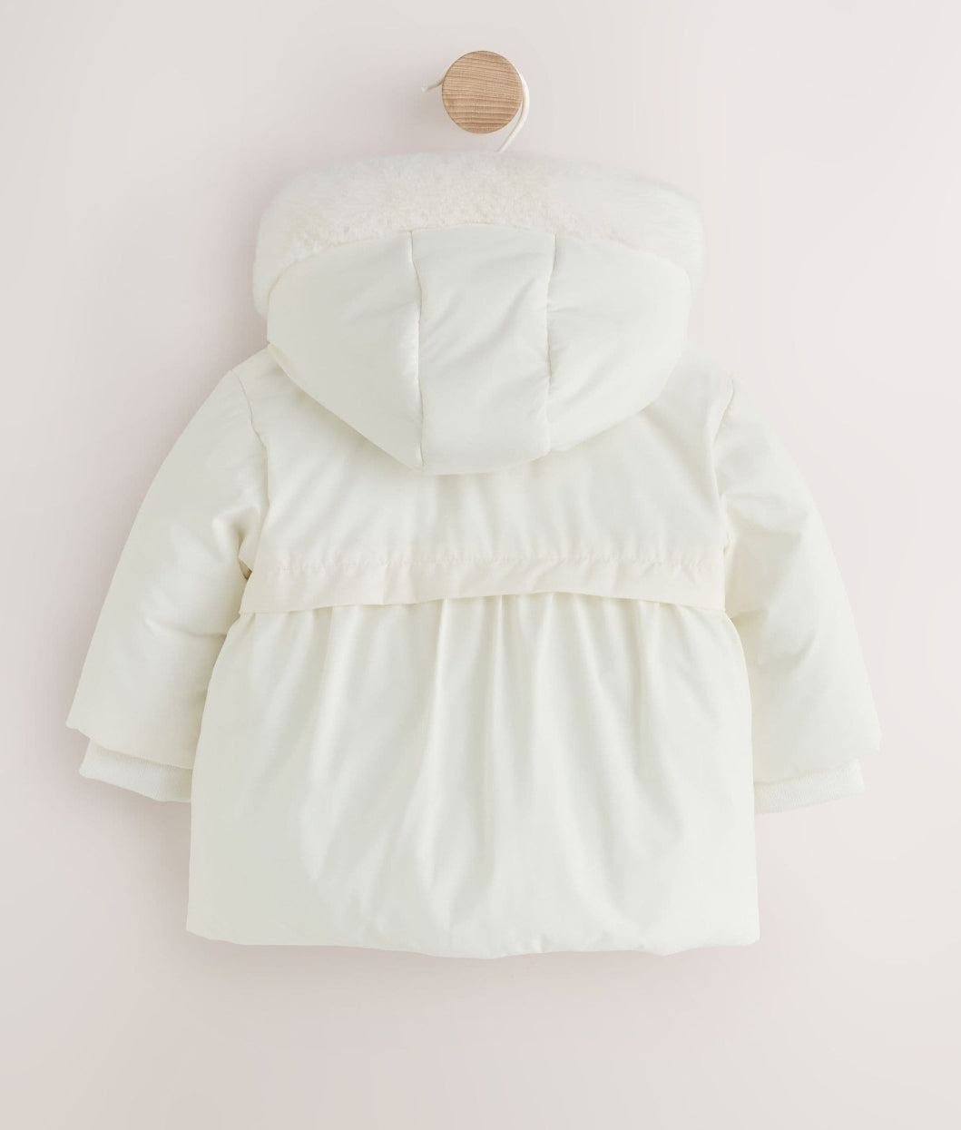 White Puffer Baby Jacket
