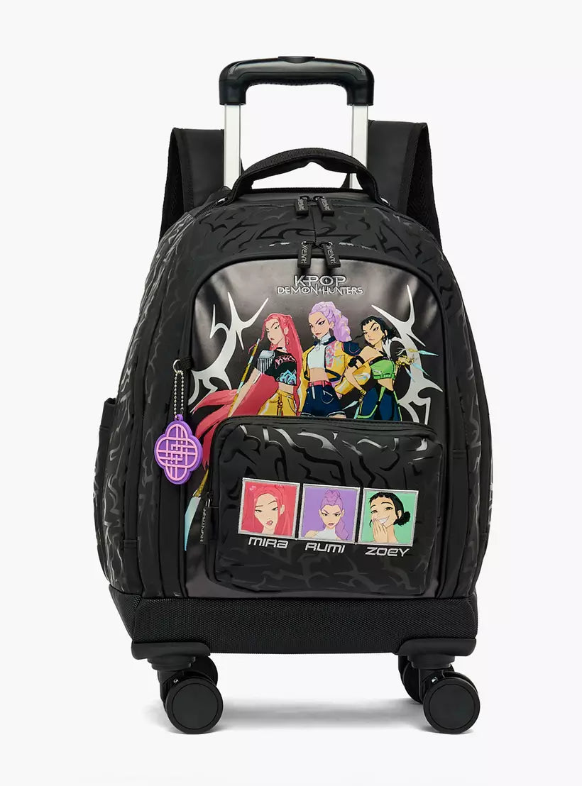 Netflix KPop Demon Hunters Print Trolley Bag  16 inches