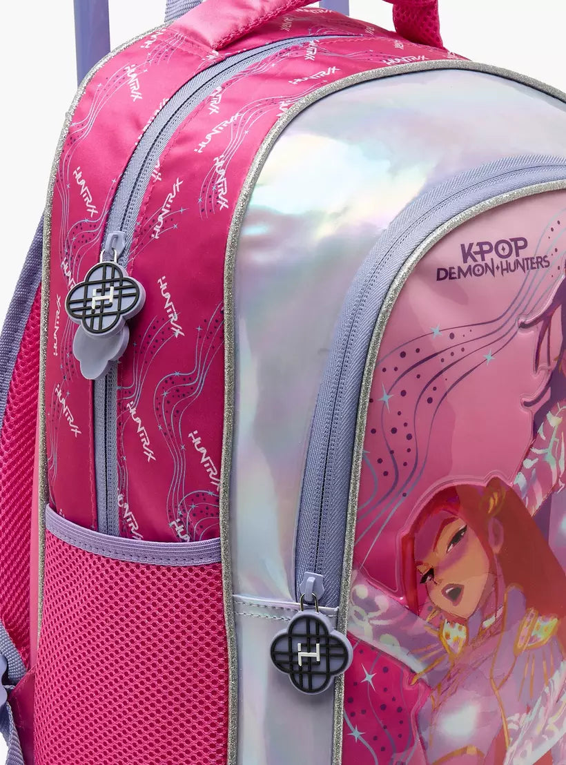 Netflix KPop Demon Hunters 5-Piece School Trolley Bag 16 inch