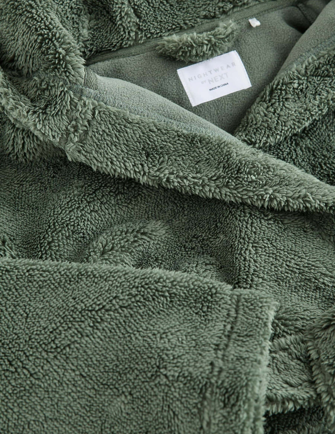Sage Green Fleece Robe