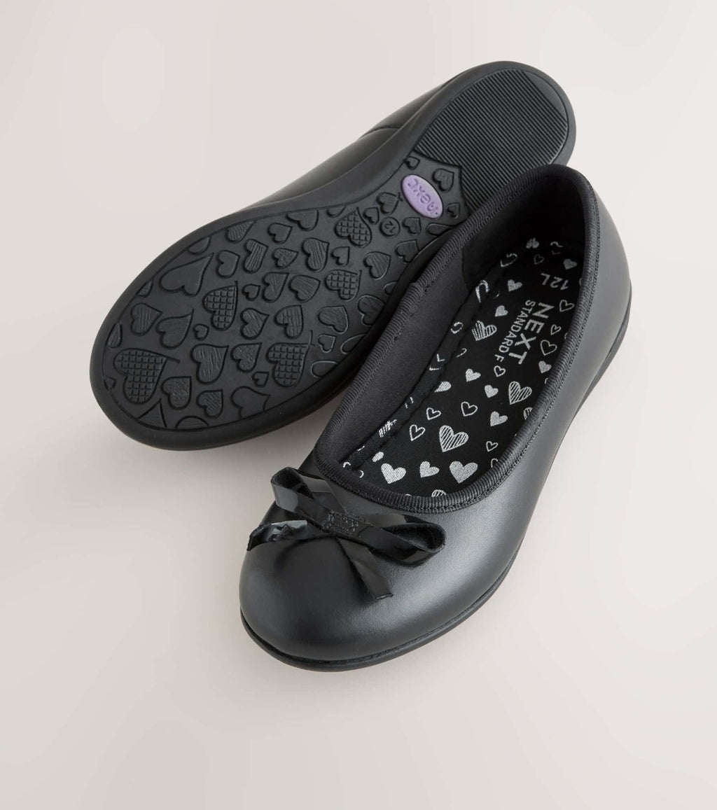 Black Standard Fit (F) Leather
Ballerina School Shoes