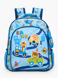 MustTeam Printed Backpack for Boys 12 inches