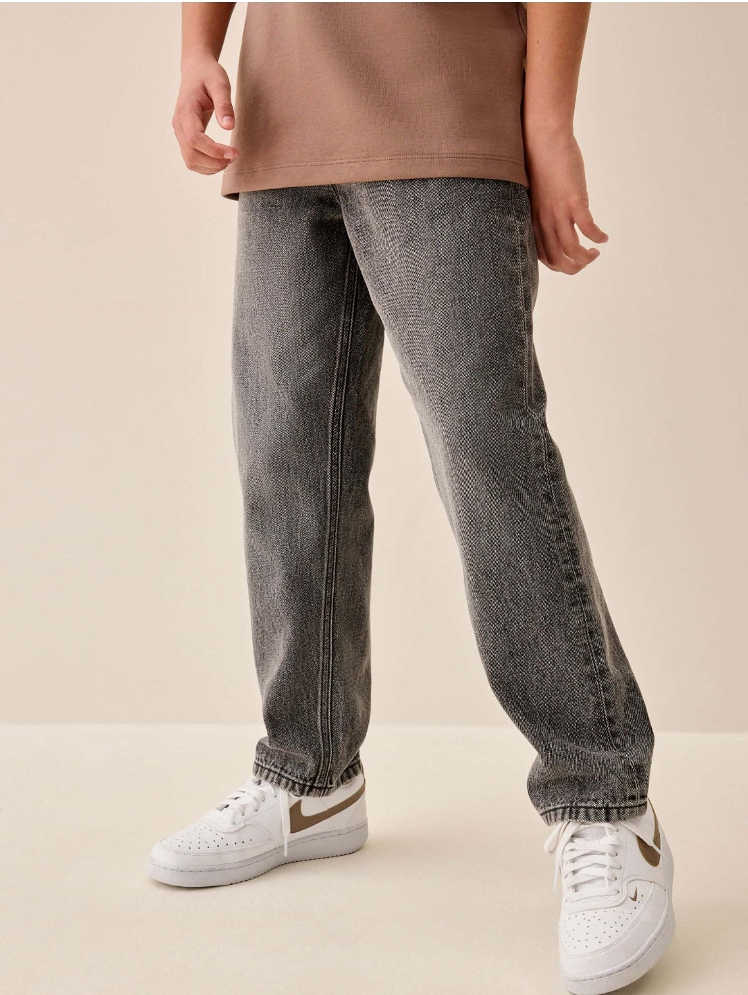 Dark Grey Loose Fit Authentic Jeans