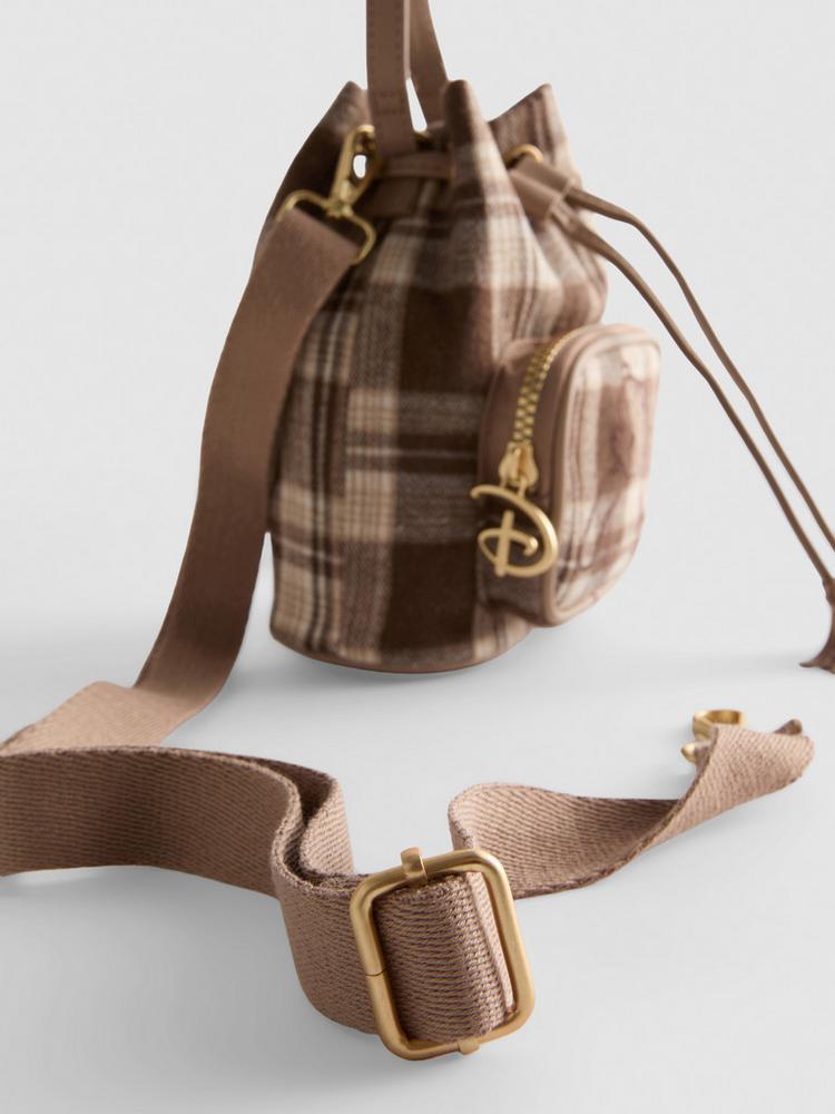 Primark Disney's Winnie the Pooh Check Drawstring Bag