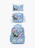 Disney Stitch 3-Piece School Backpack Set  16 inches