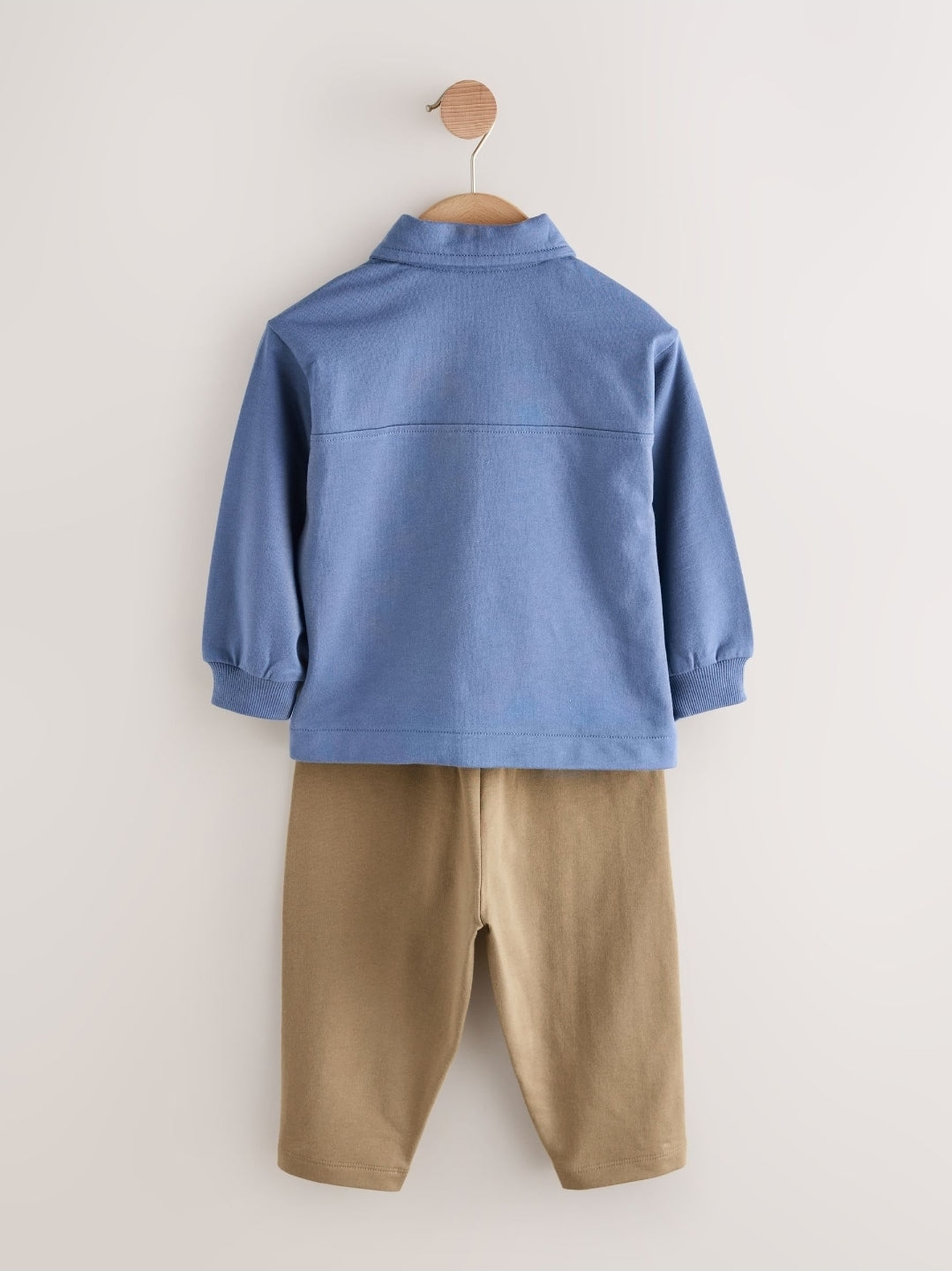 Blue Jersey Shirt T-Shirt and Joggers 3 Piece Set