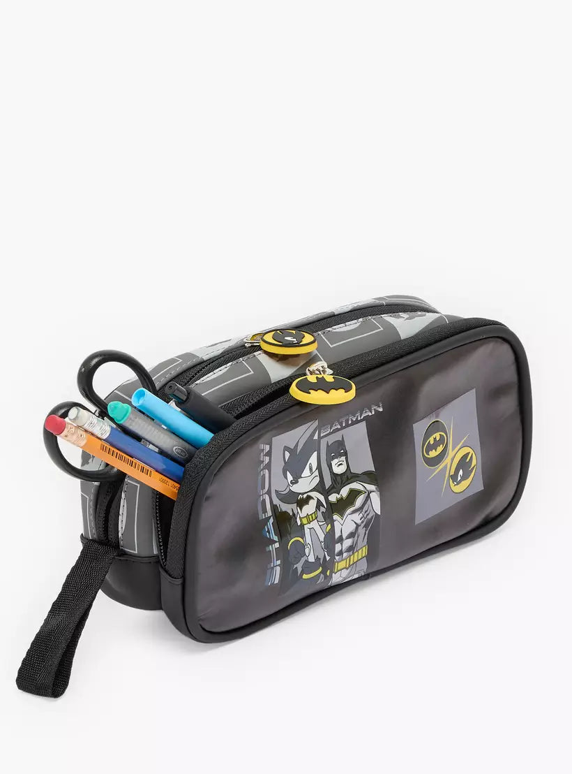 Hollywood Magic Batman Pencil Pouch with Zip Closure