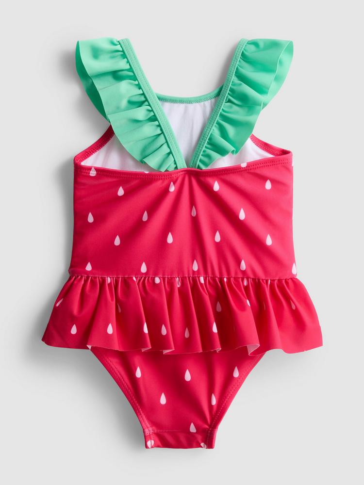Strawberry Ruffle Swimsuit