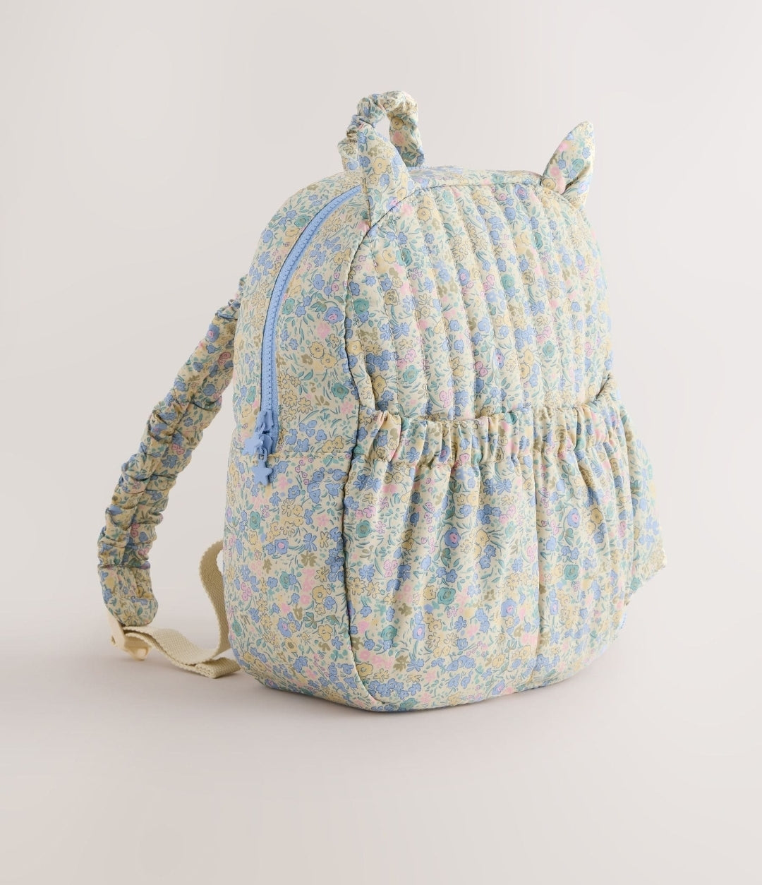 Floral Blue Ditsy Cat Backpack