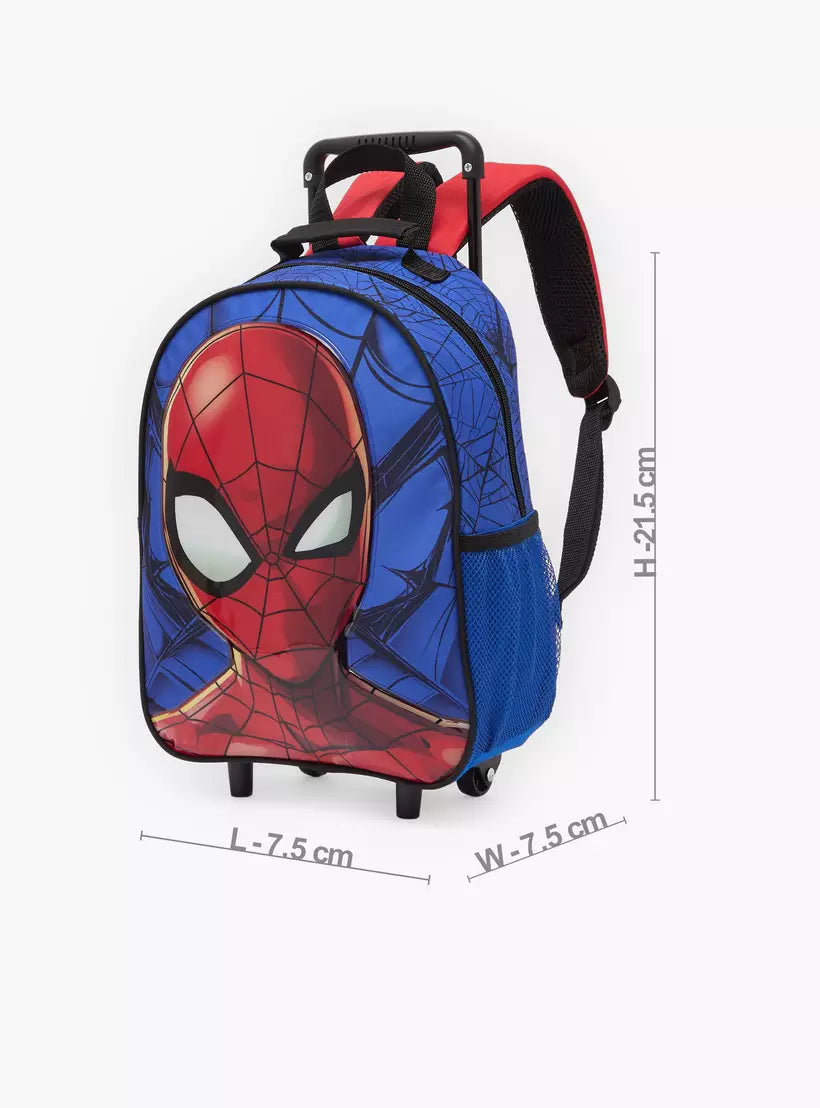 Spider-Man Print 3-Piece School Trolley Bag Set 14 inches