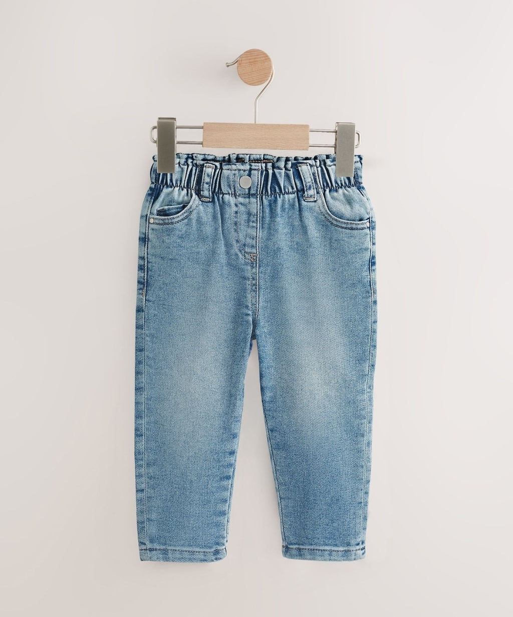 Denim Mid Wash Mom Jeans