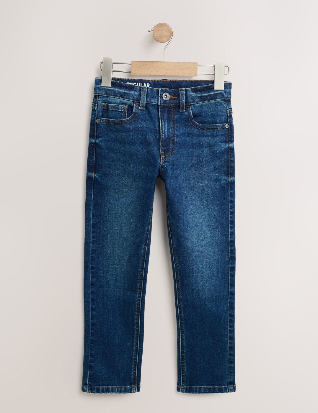 Indigo Blue Regular Fit Stretch Longer Leg Jeans
