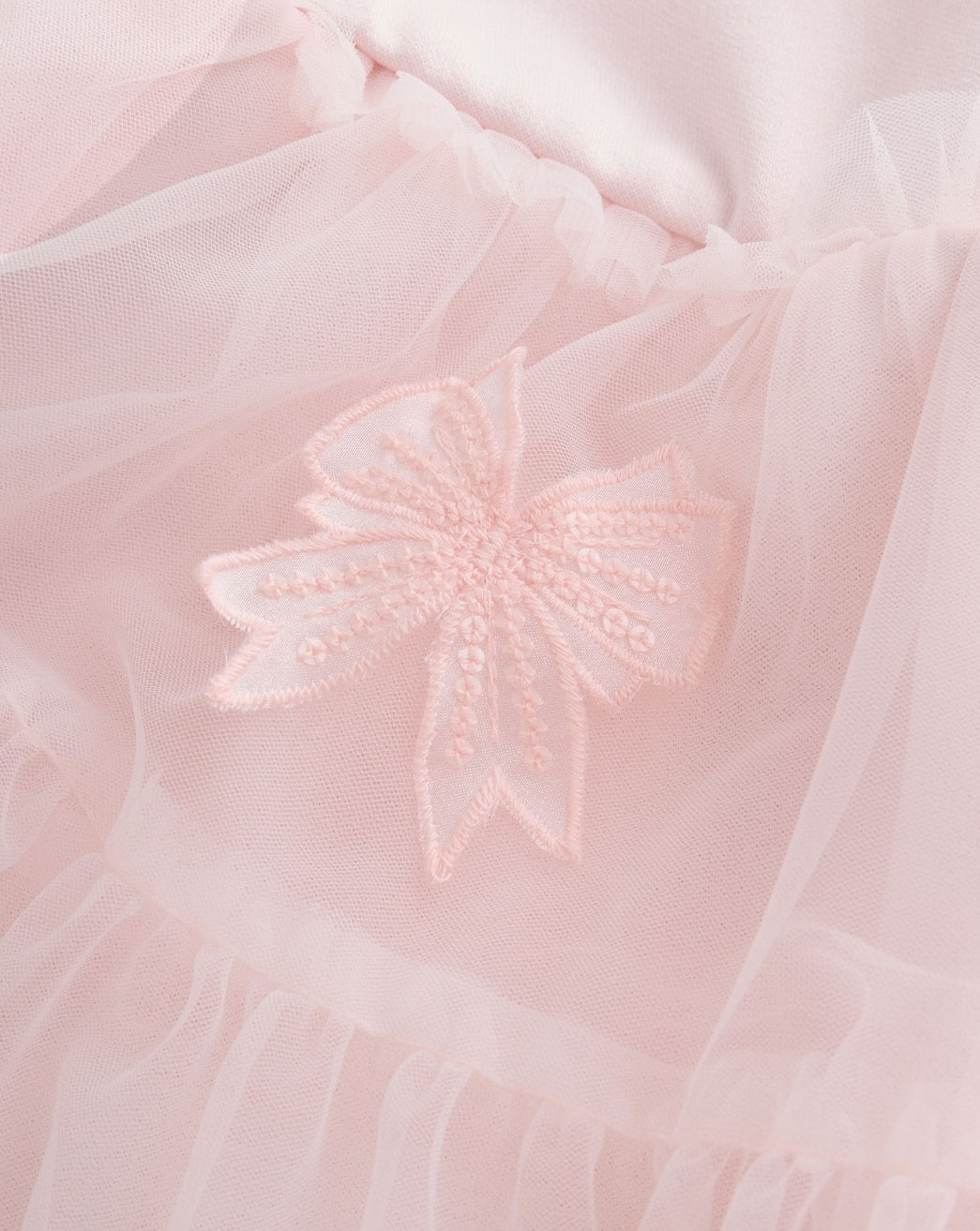 Baker by Ted Baker Pink Mesh 3D
Bow Skirted Mockable Dress