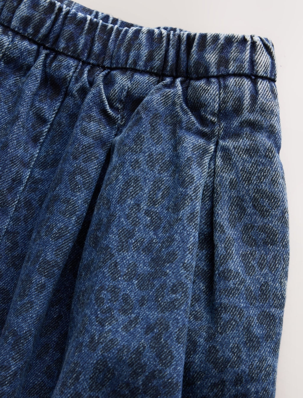 Animal Print Baggy Jeans
