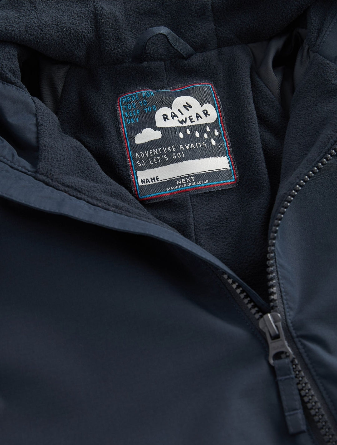 Navy Blue Waterproof Fleece Lined Puddlesuit