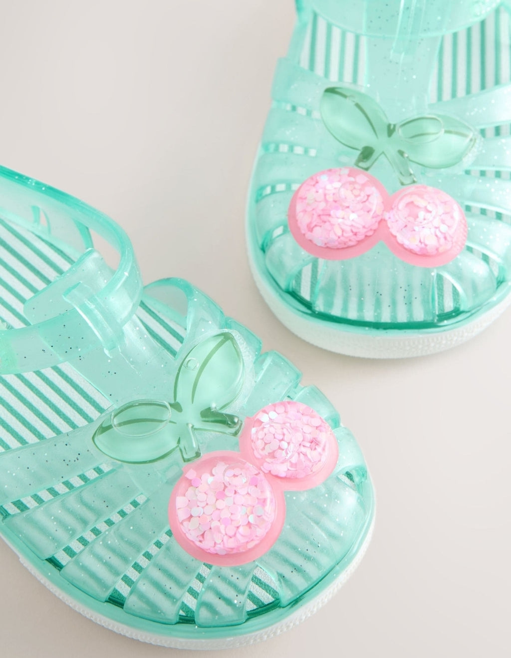 Green Jelly Sandals