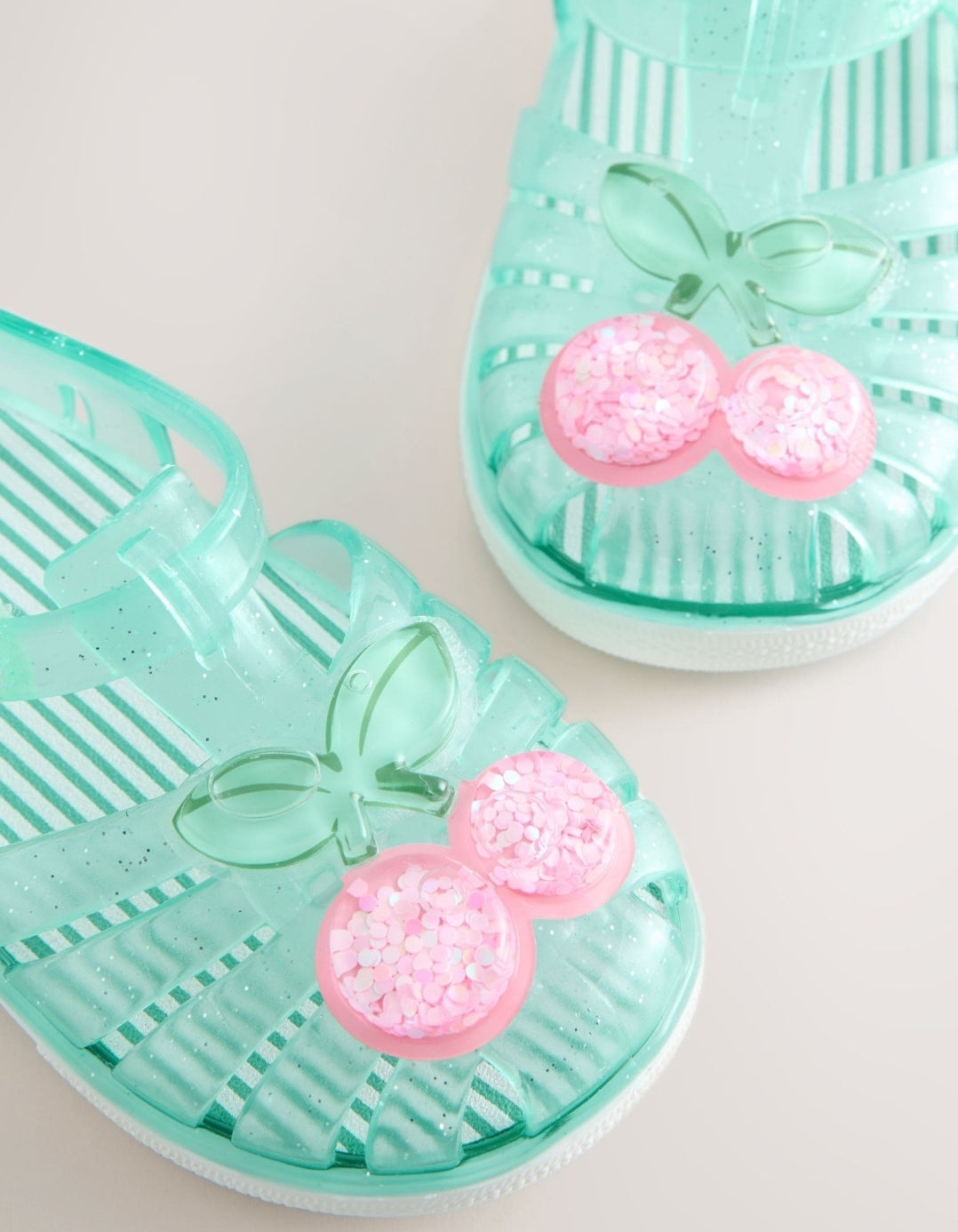 Green Jelly Sandals