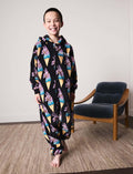 Black All Over Fortnite Llama Fleece All-In-One